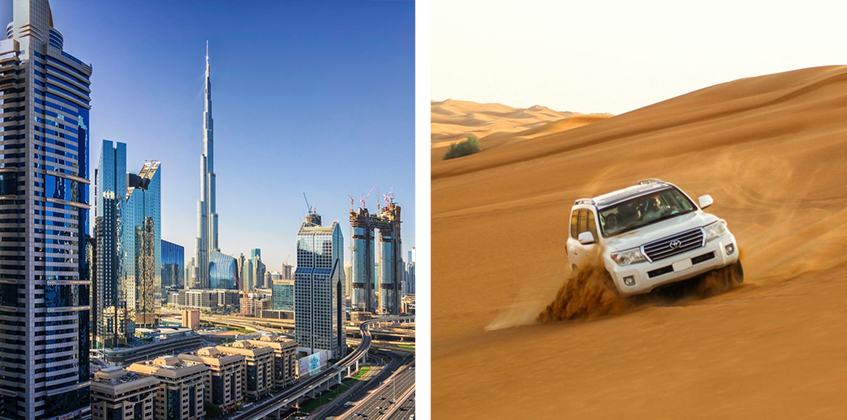 Dubai City Tour + Desert Safari